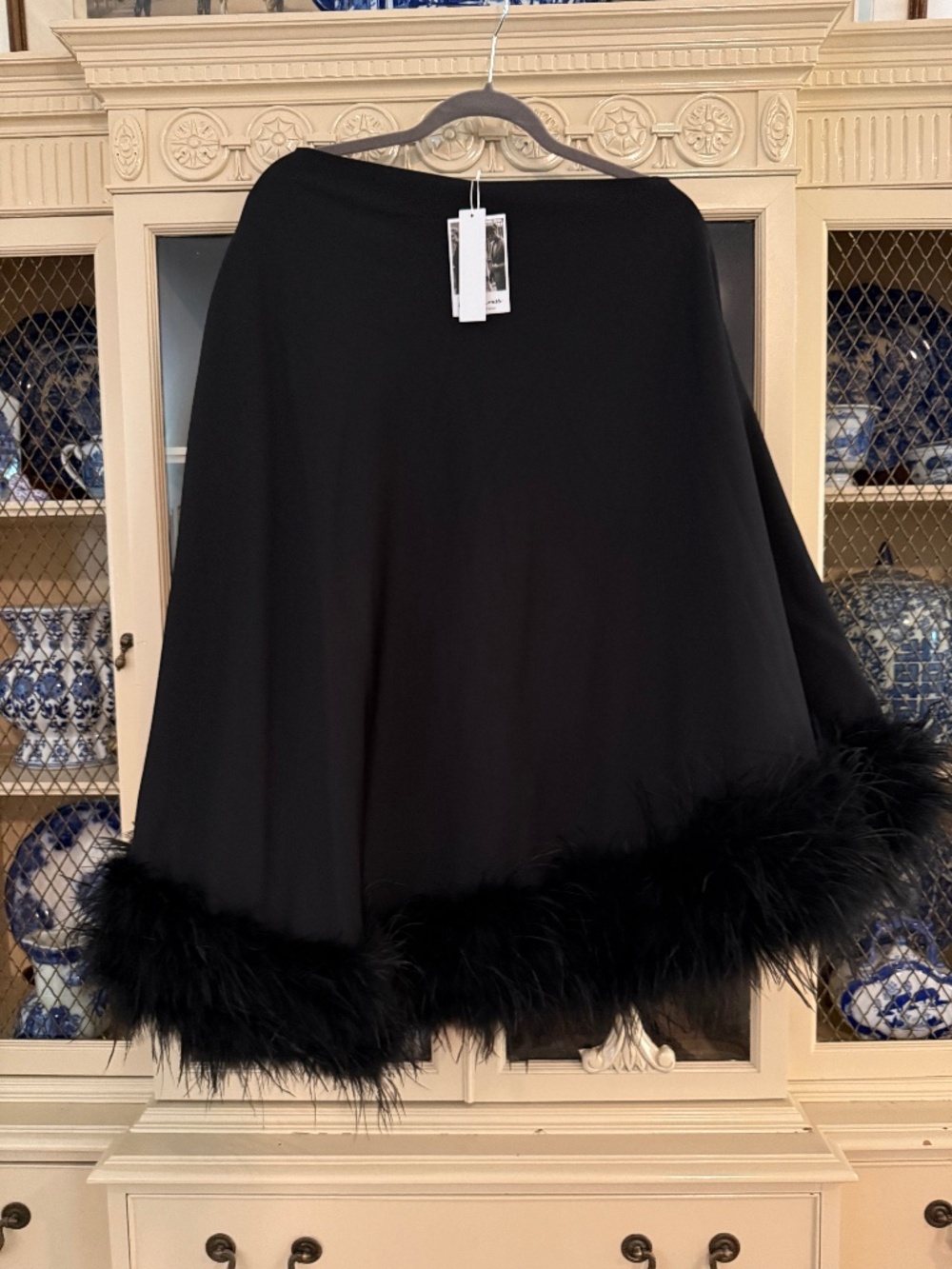 Luxe dress cape style dress